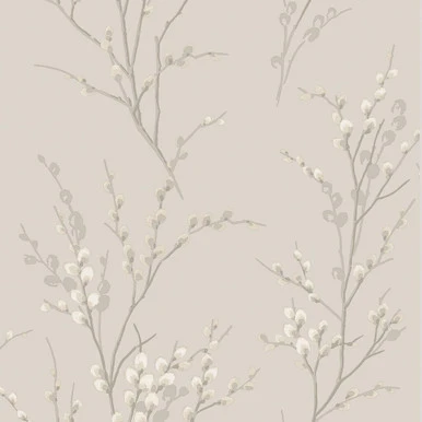 laura ashley pussy willow dove grey wallpaper