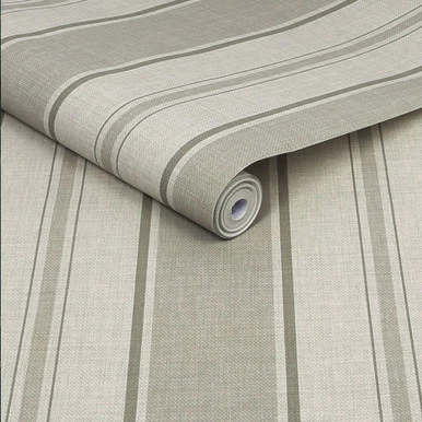 next country stripe neutral wallpaper