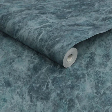 next washed marble blue wallpaper
