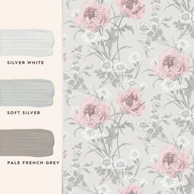 Laura Ashley Aurelie Natural Wallpaper