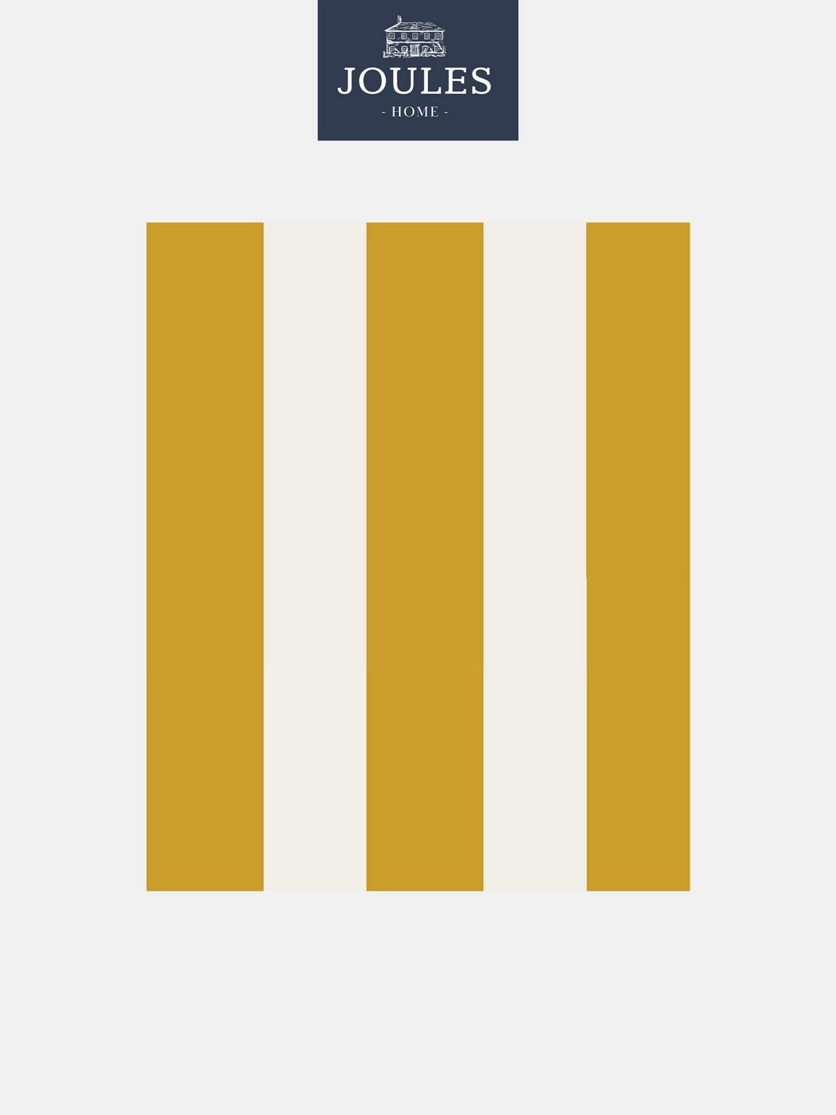 Joules Harborough Stripe Antique Gold Wallpaper