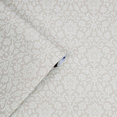 laura ashley annecy dove grey wallpaper