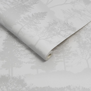 Misty Morning Grey Wallpaper