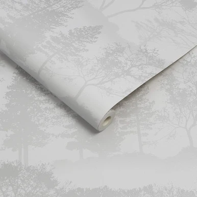 Misty Morning Grey Wallpaper