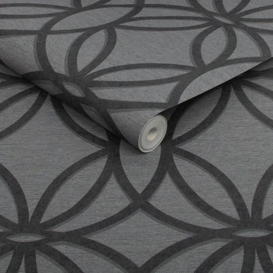 next luxe eclipse charcoal wallpaper