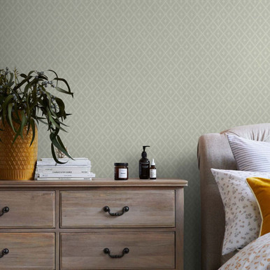Next Deco Triangle Mini Neutral Wallpaper
