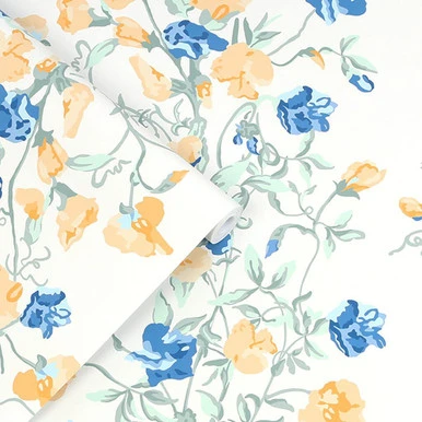 laura ashley charlotte pale gold wallpaper