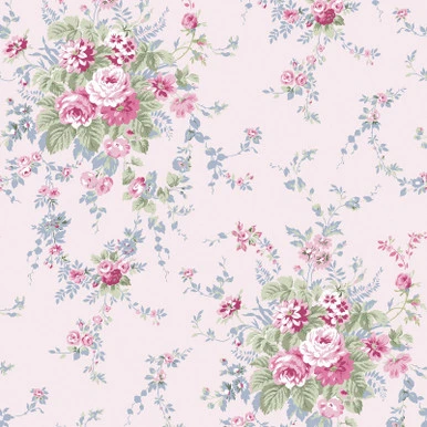 Garden Floral Pink Blue Wallpaper - 125127_TILE_GARDEN FLORAL PINK BLUE_01.jpg