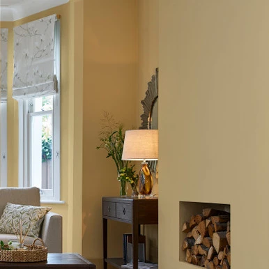 Laura Ashley Ochre Yellow Paint - 122841_ROOMSET_2.5L OCHRE YELLOW MATT EMULSION PAINT_01.jpg