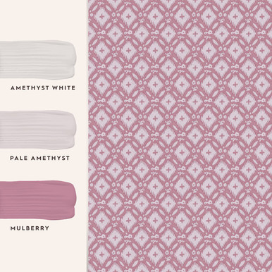 Laura Ashley Whitebrook Mulberry Purple Wallpaper