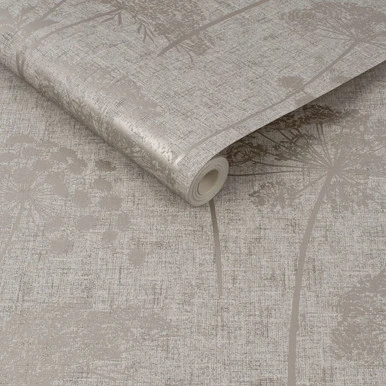 fairy lace beige wallpaper