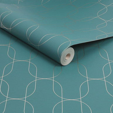 eternity teal wallpaper