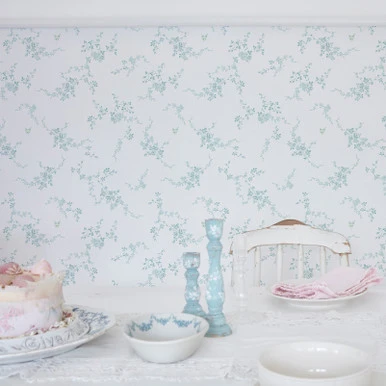 Butterflies Duck Egg Wallpaper - 125108_ROOMSET_BUTTERFLIES DUCK EGG_01.jpg