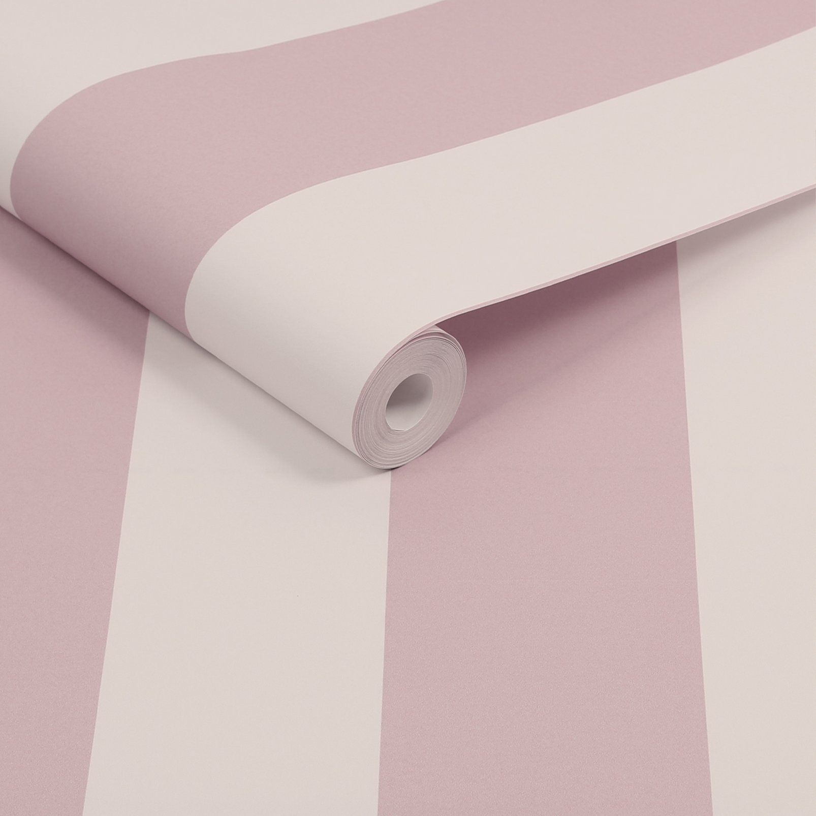 Joules Harborough Stripe Pink Wallpaper