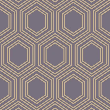 Next Honeycomb Geo Mauve Wallpaper