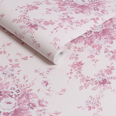 Garden Floral Pink Tonal Wallpaper - 125126_ROLLSHOT_GARDEN FLORAL PINK TONAL_01.jpg