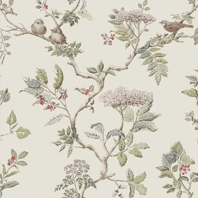 laura ashley elderwood natural wallpaper