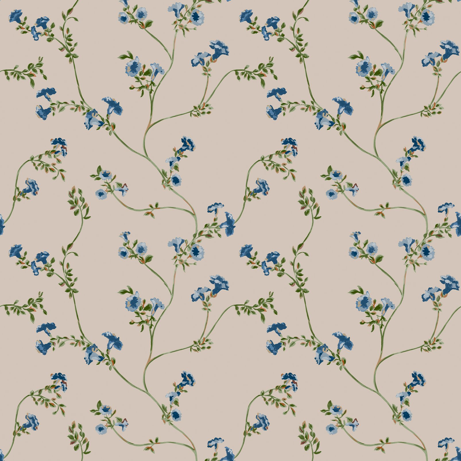 Joules Robey Cottage Floral Creme Wallpaper