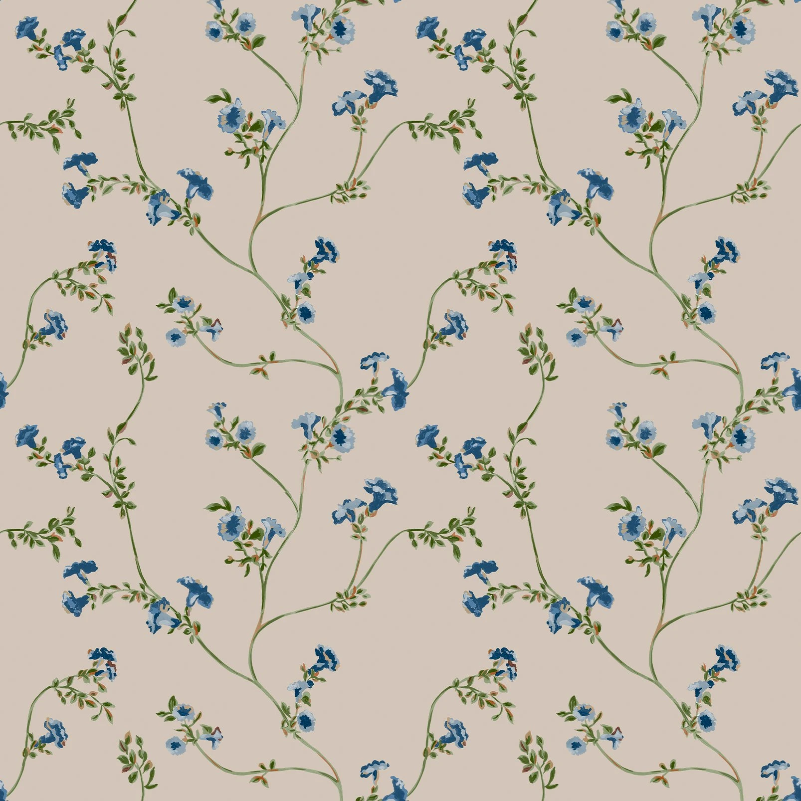 Joules Robey Cottage Floral Creme Wallpaper
