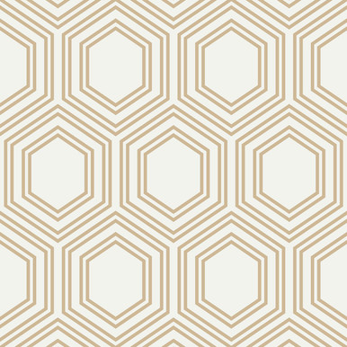 Next Honeycomb Geo Neutral Wallpaper
