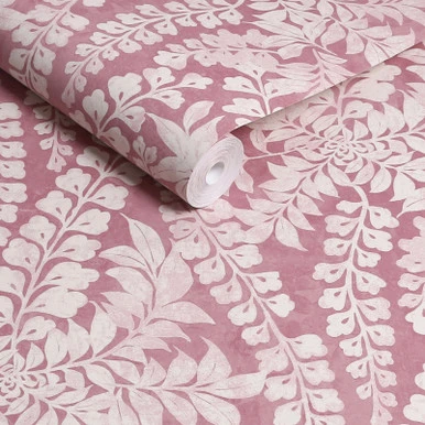 Next Roaming Leaf Raspberry Wallpaper - 122879_ROLLSHOT_ROAMING LEAF PINK.jpg