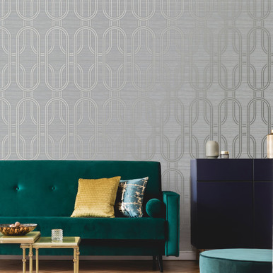 Indulgent Geo Moonstone Wallpaper