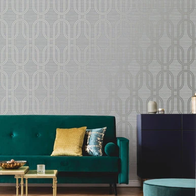 Indulgent Geo Moonstone Wallpaper