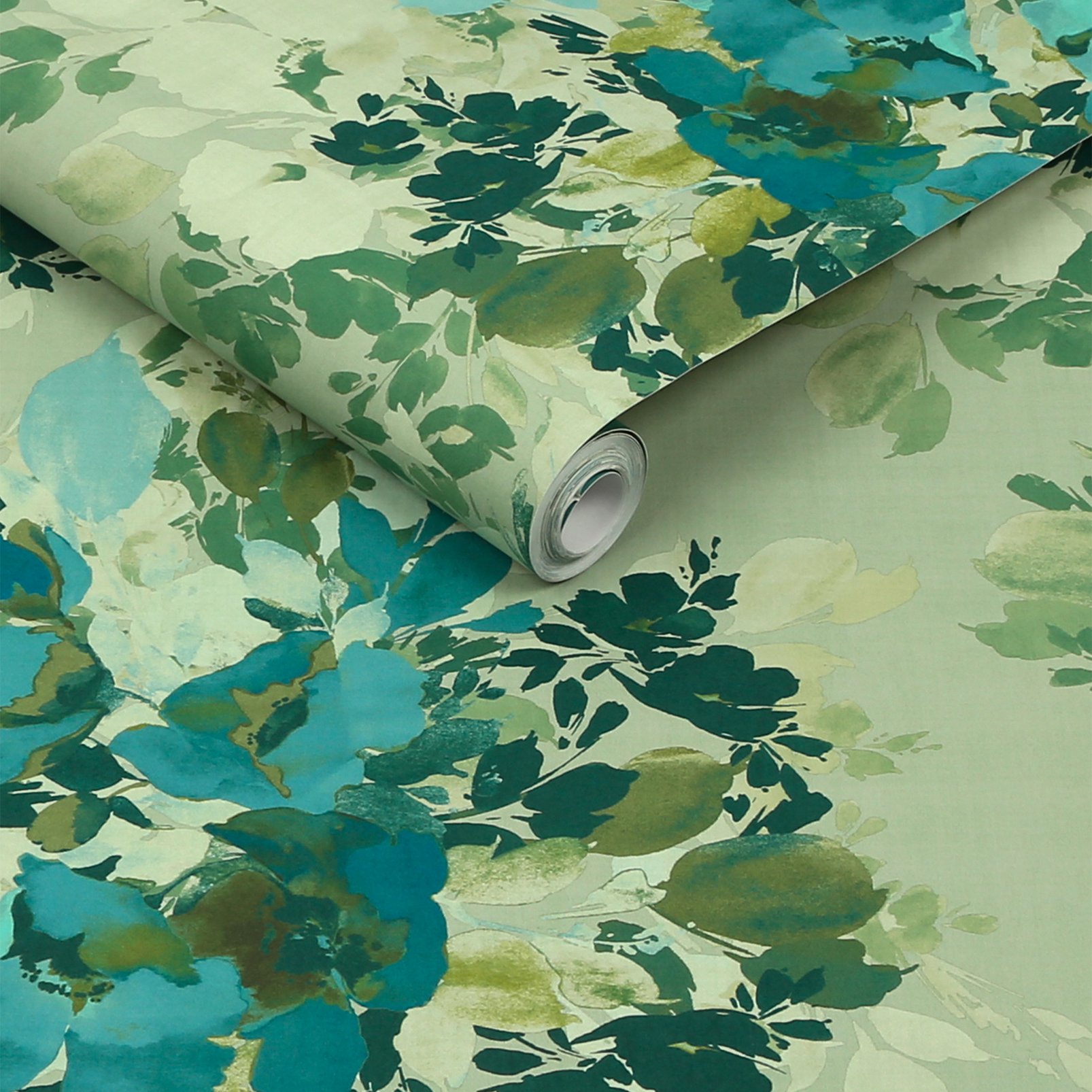 Nicole Miller Botanic Peel & Stick Sage Wallpaper