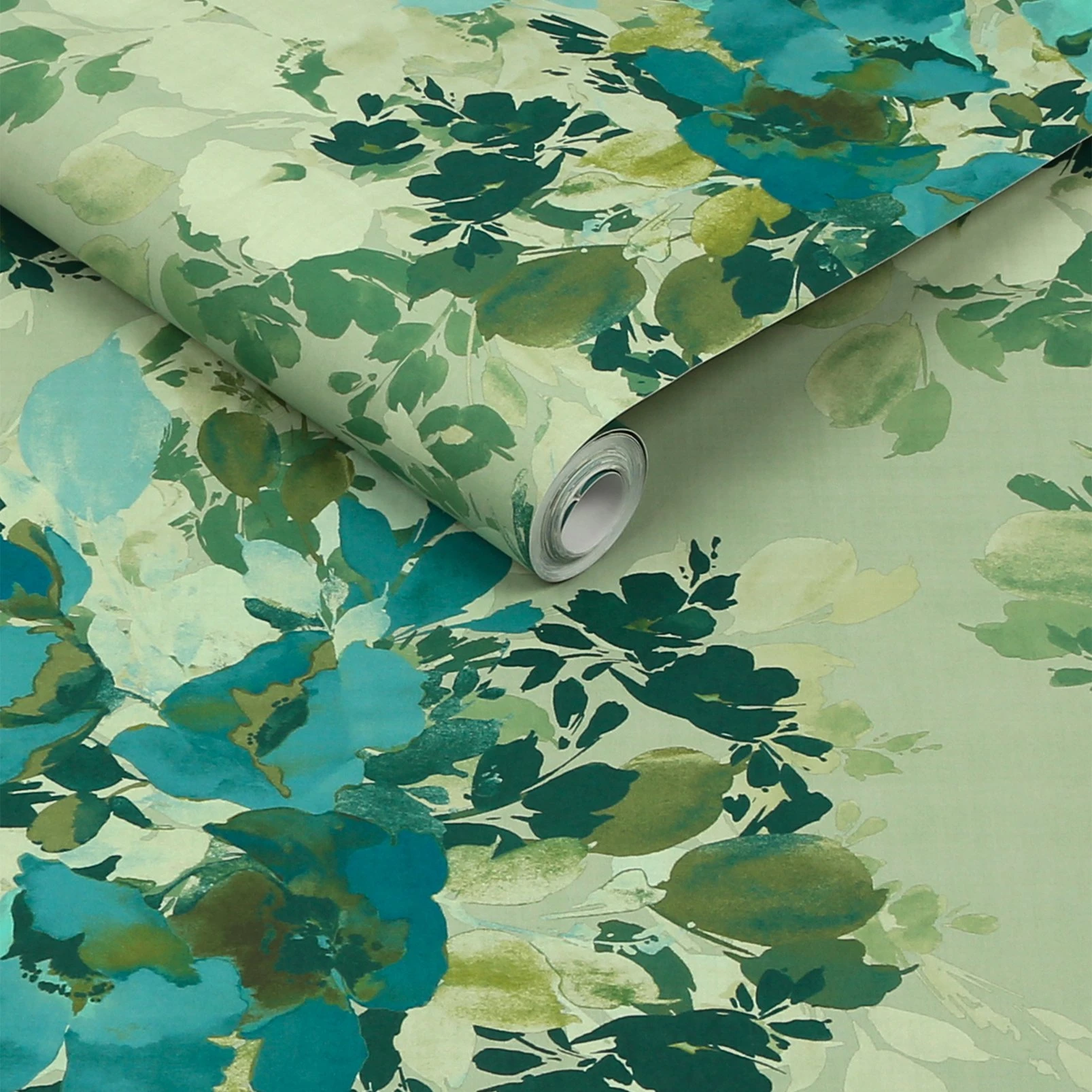 Nicole Miller Botanic Peel & Stick Sage Wallpaper
