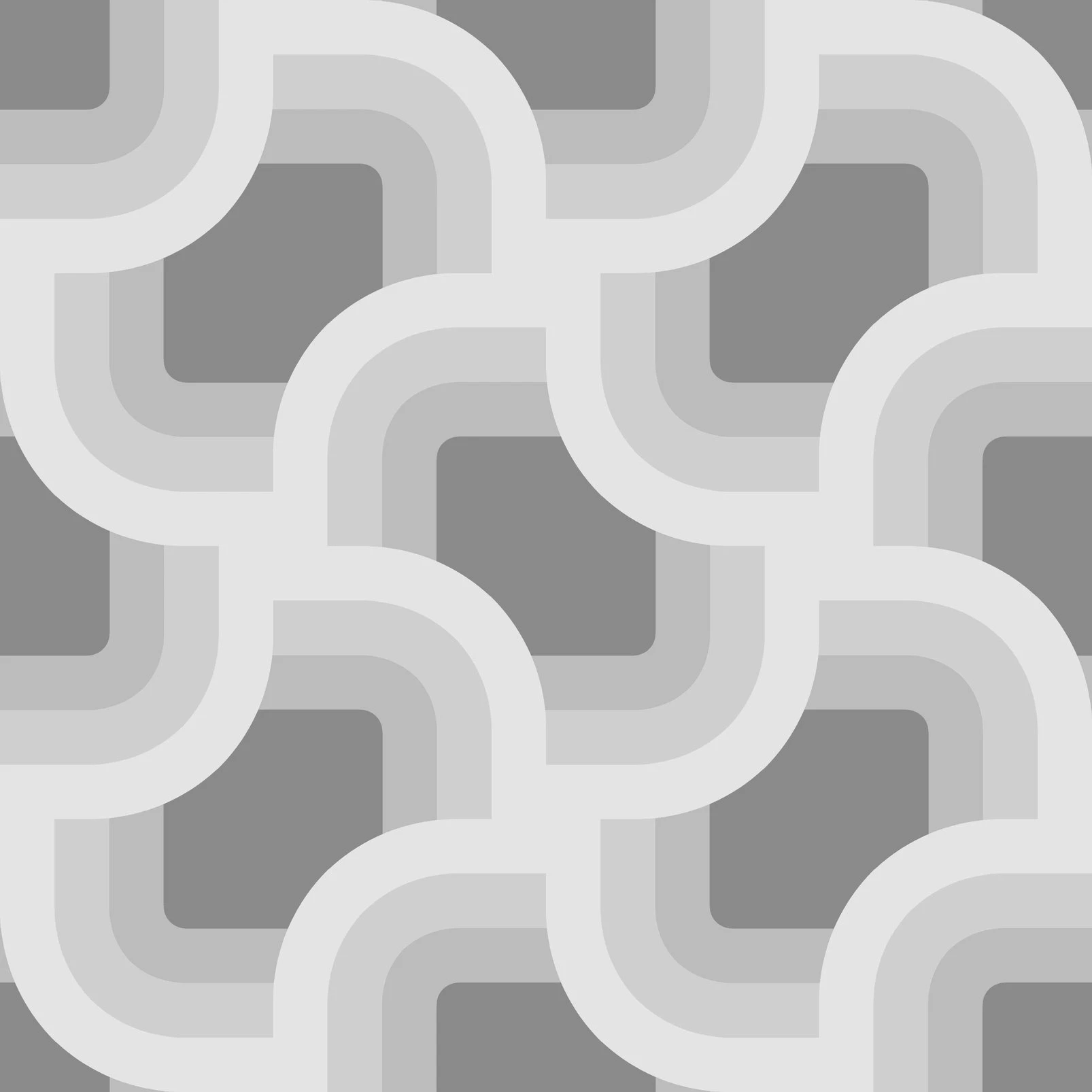 Nicole Miller Retro Geo Peel & Stick Smoke Wallpaper