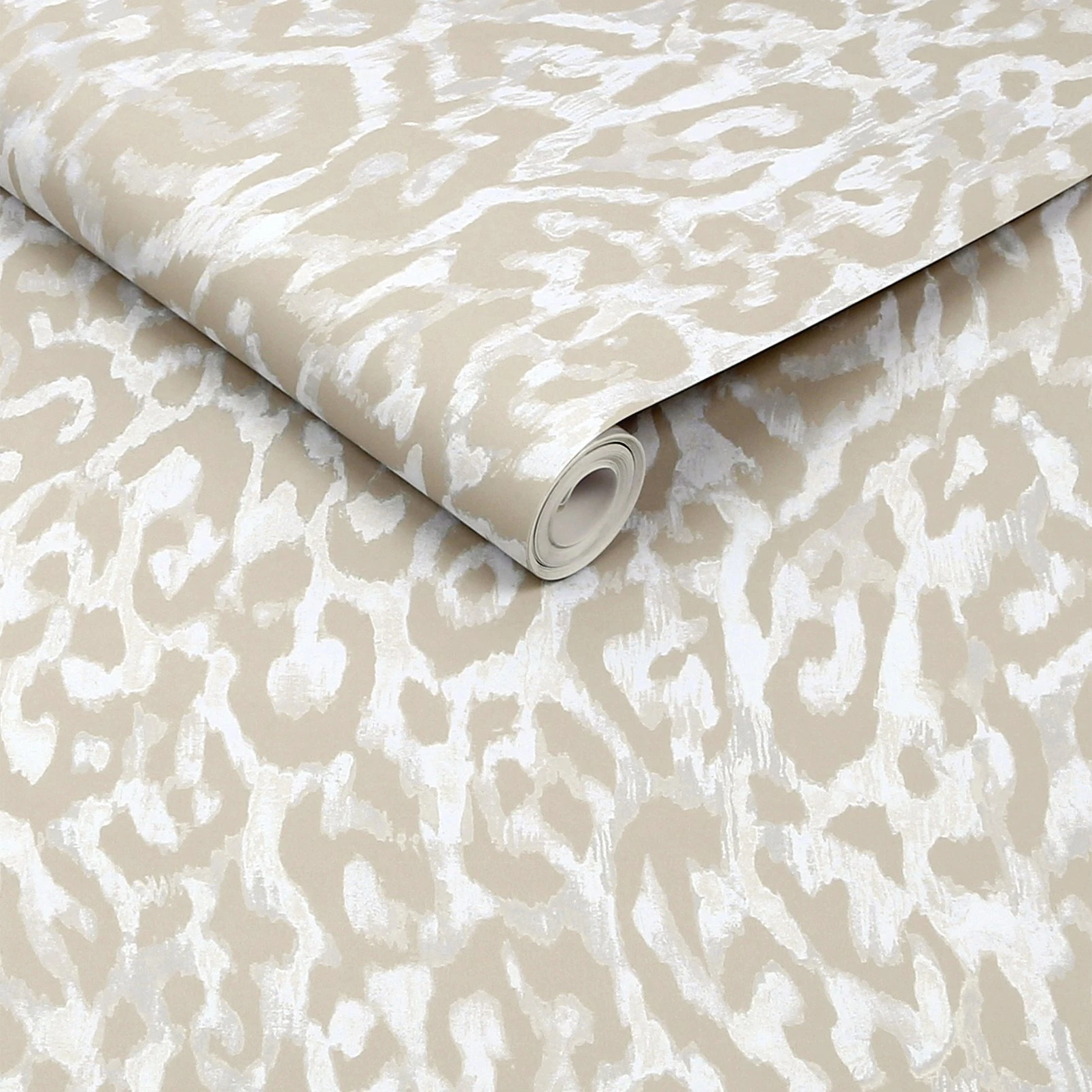 Nicole Miller Laid Back Leopard Peel & Stick Twine Wallpaper