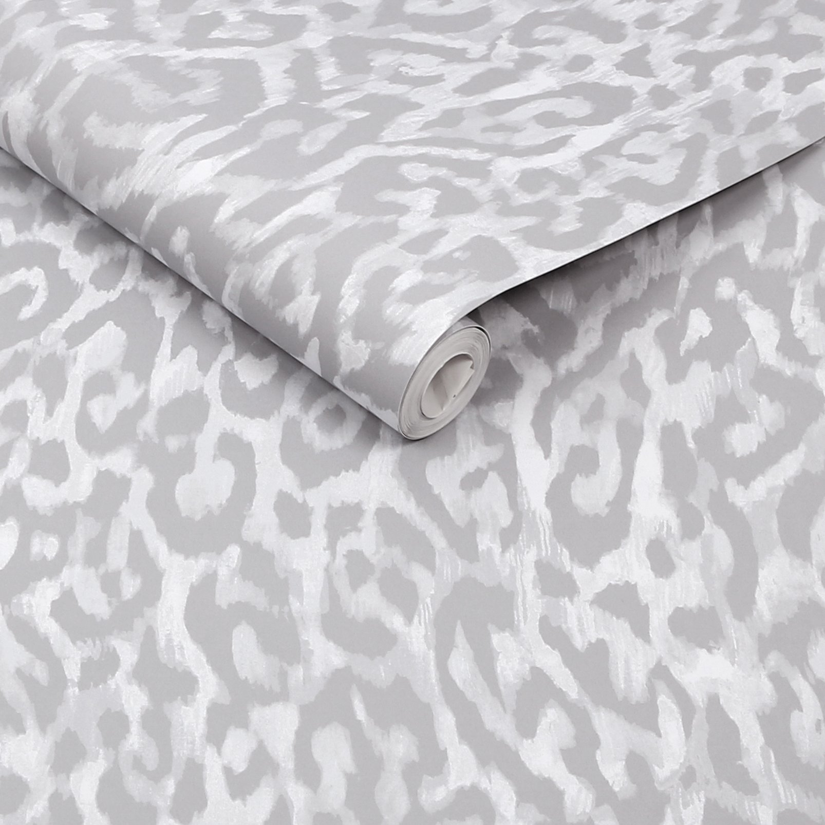 Nicole Miller Laid Back Leopard Peel & Stick Oyster Wallpaper