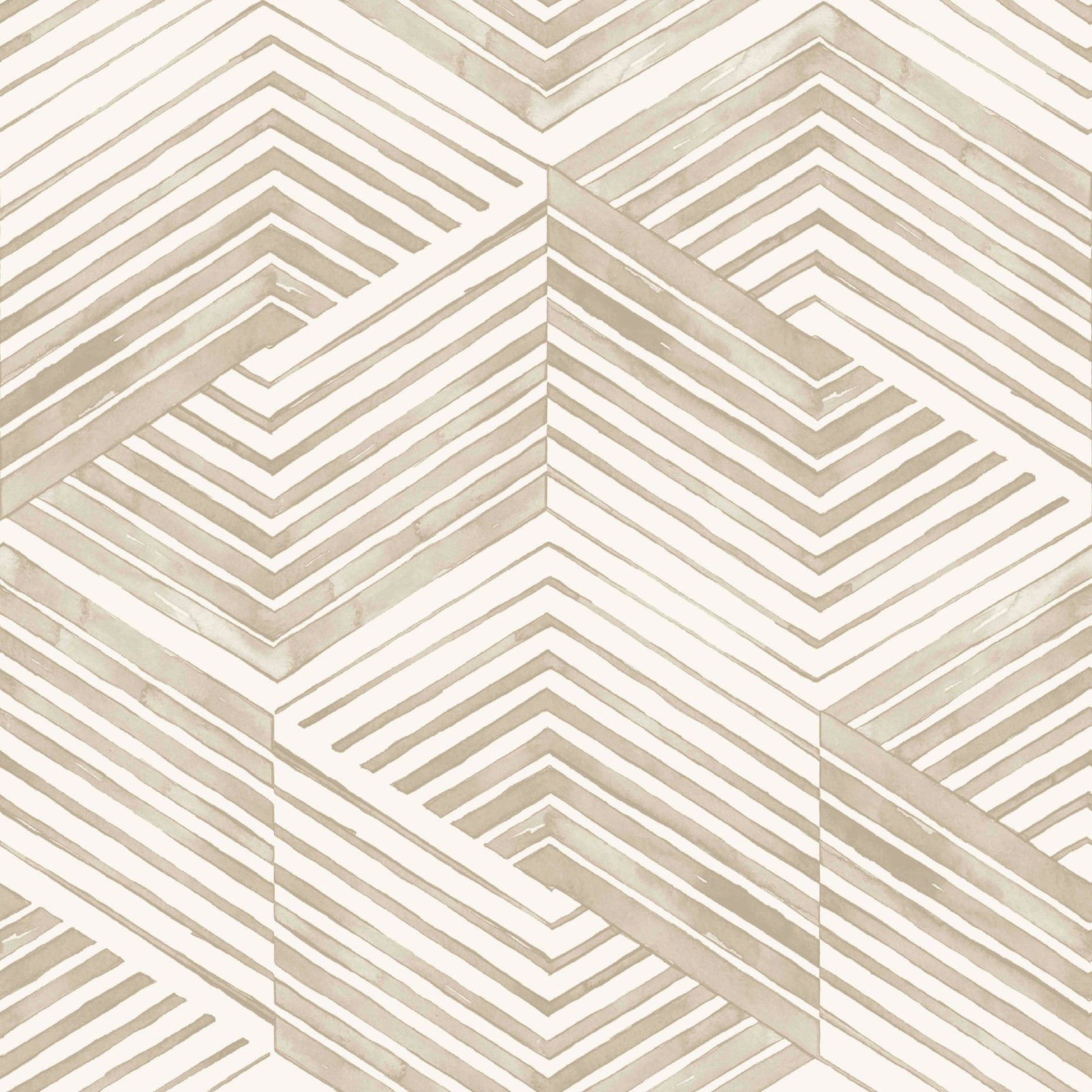 Nicole Miller Geo Movement Peel & Stick Twine Wallpaper