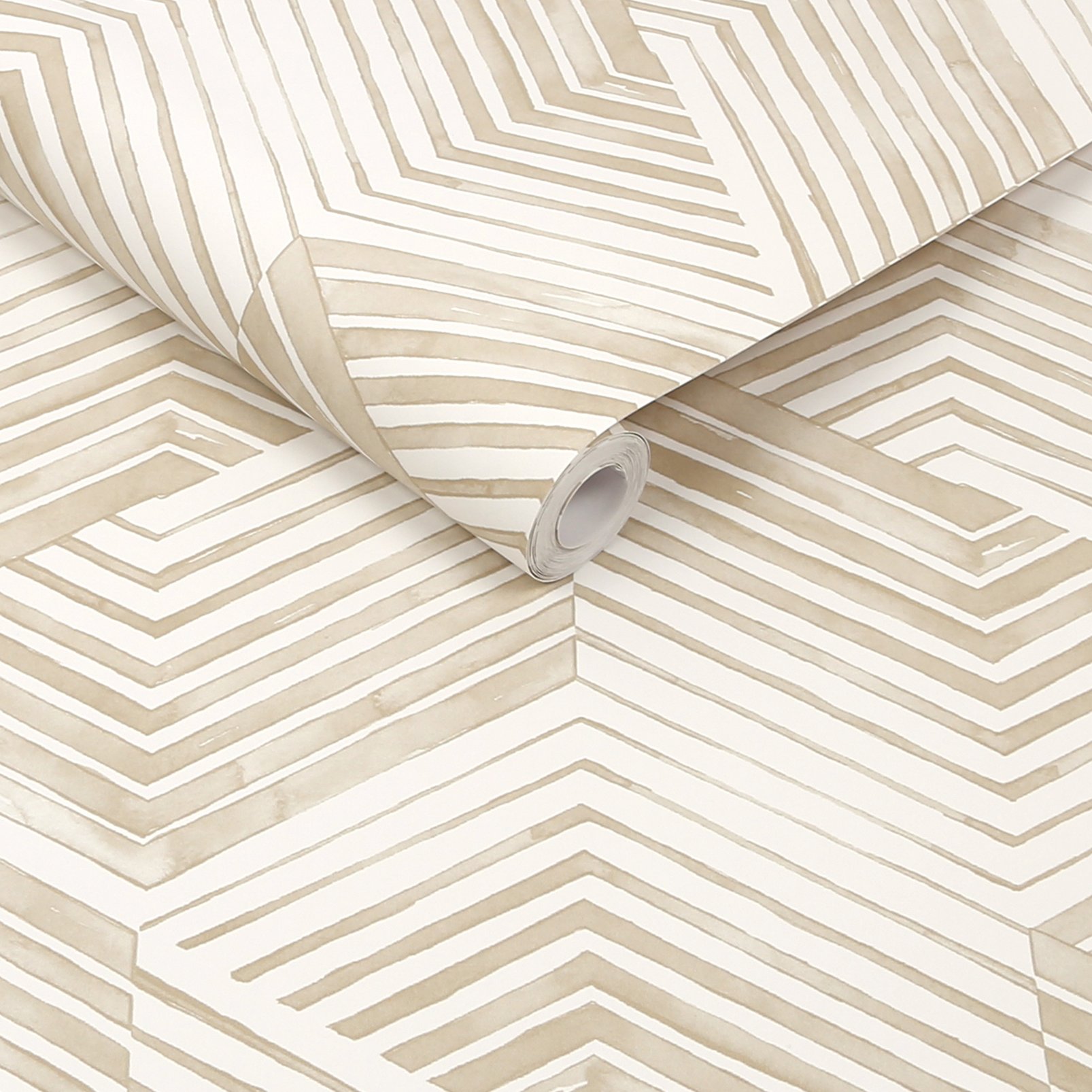 Nicole Miller Geo Movement Peel & Stick Twine Wallpaper