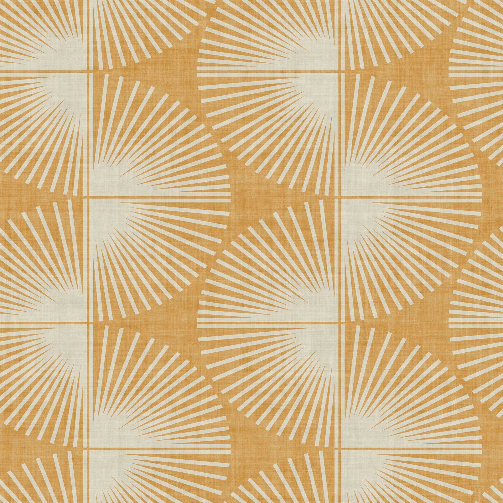 Nicole Miller Kendall Geo Peel & Stick Turmeric Wallpaper