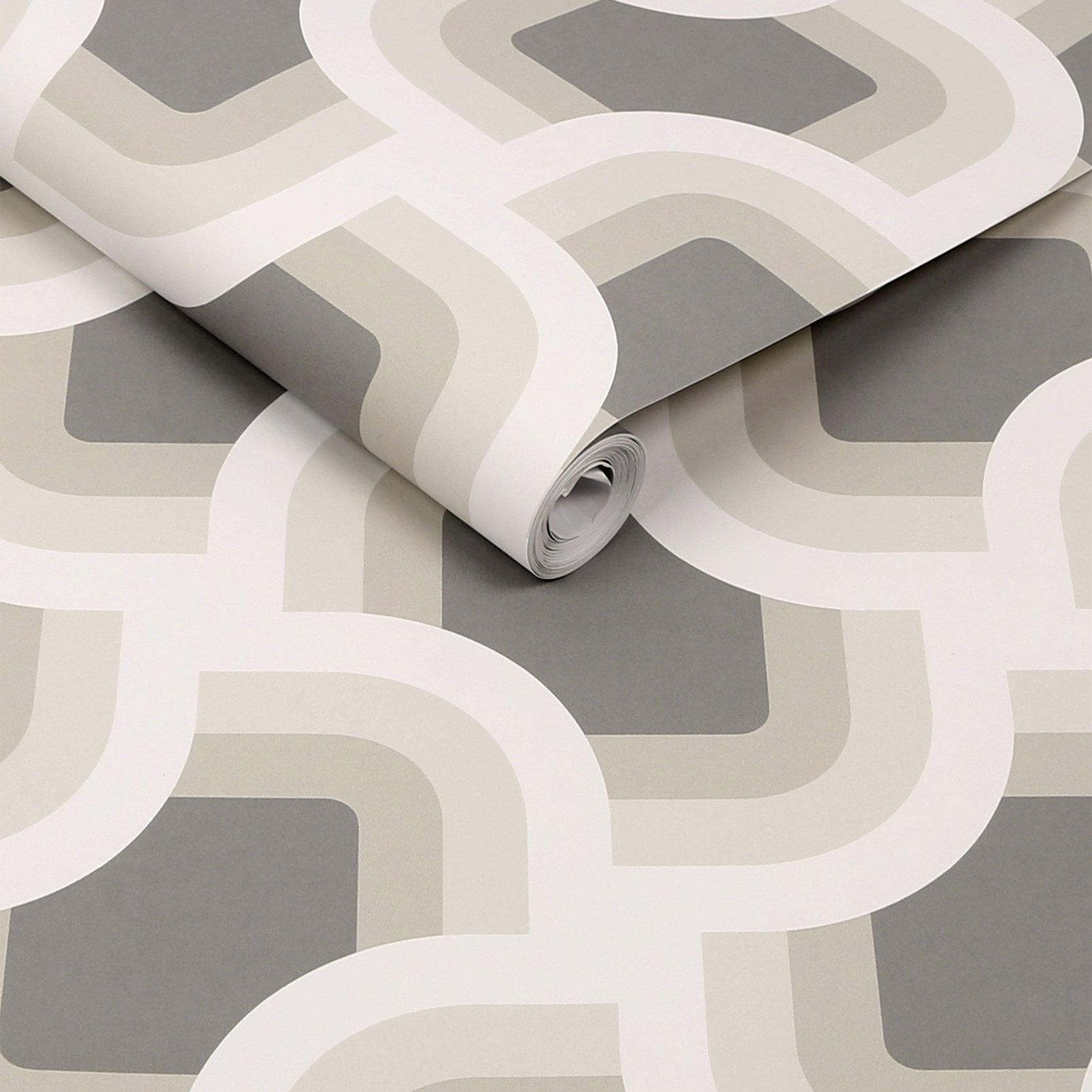 Nicole Miller Retro Geo Peel & Stick Twine Wallpaper