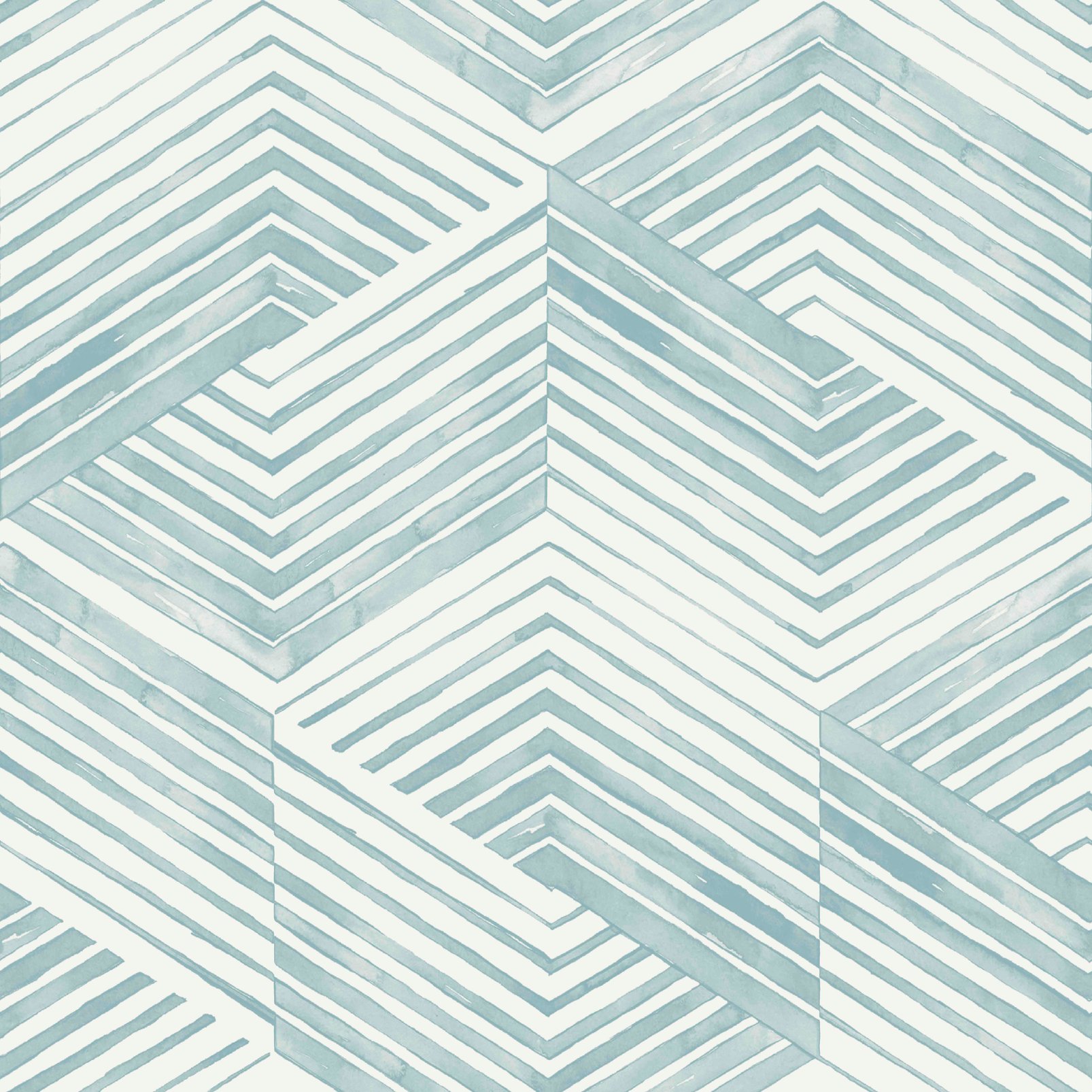 Nicole Miller Geo Movement Peel & Stick Chambray Wallpaper