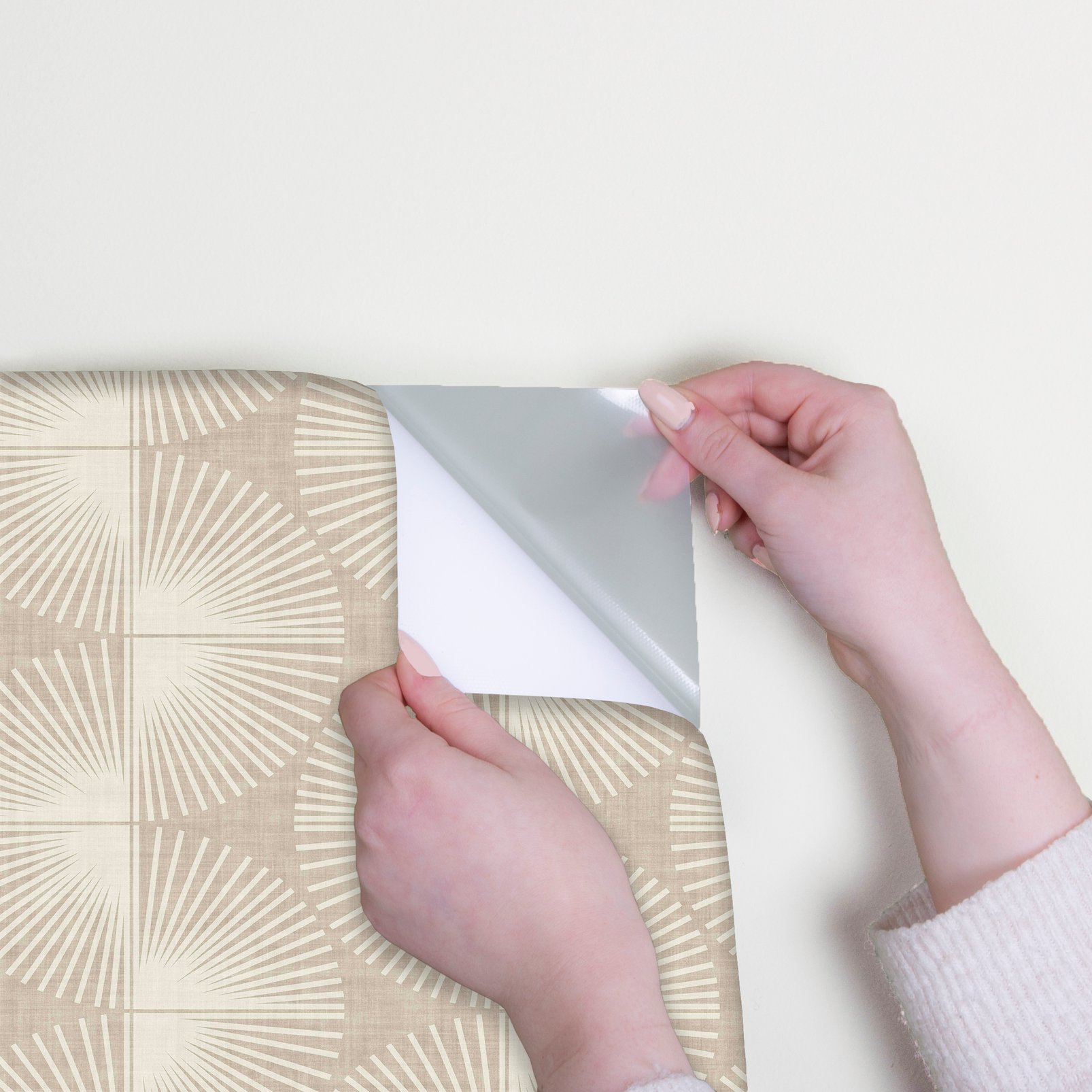 Nicole Miller Kendall Geo Peel & Stick Twine Wallpaper