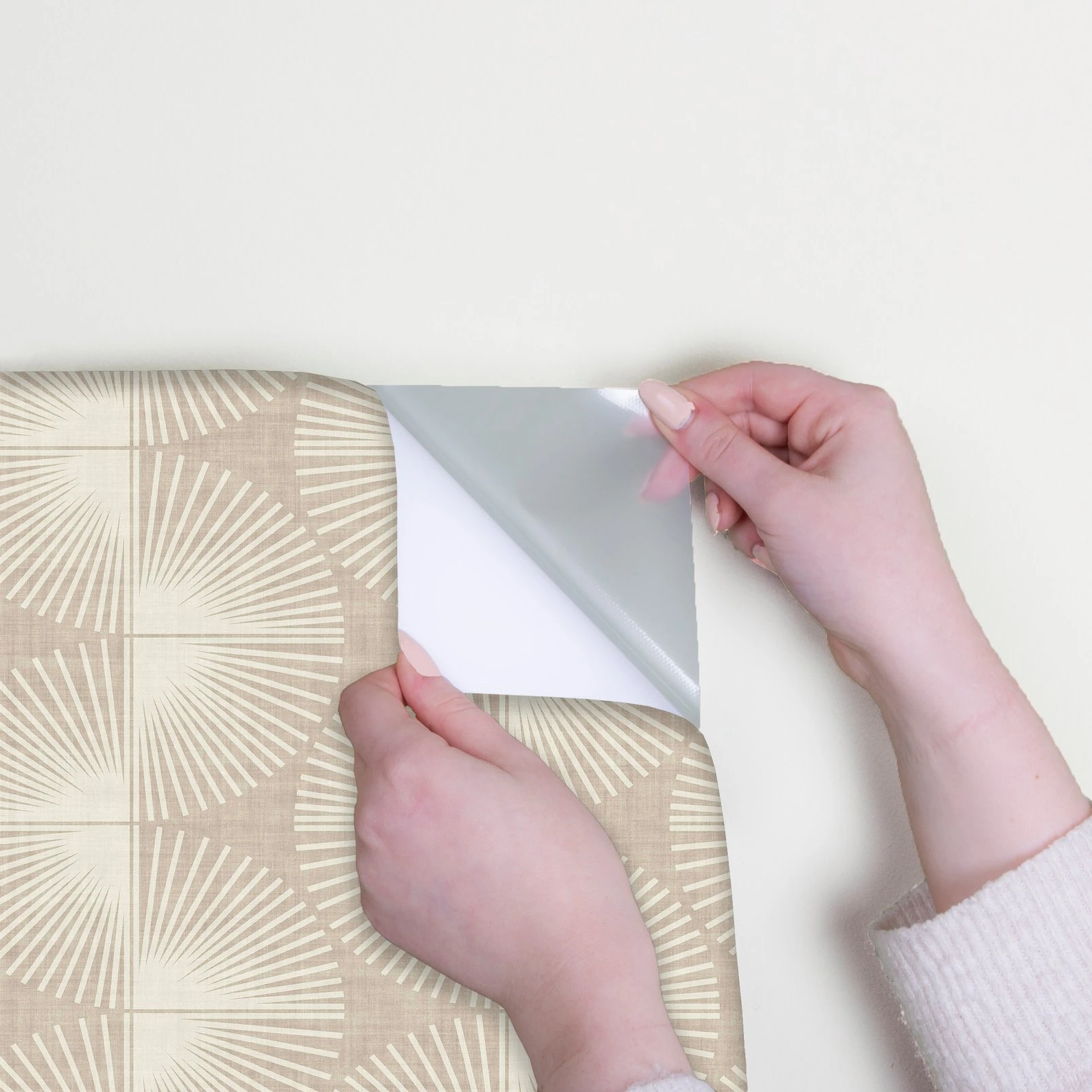 Nicole Miller Kendall Geo Peel & Stick Twine Wallpaper