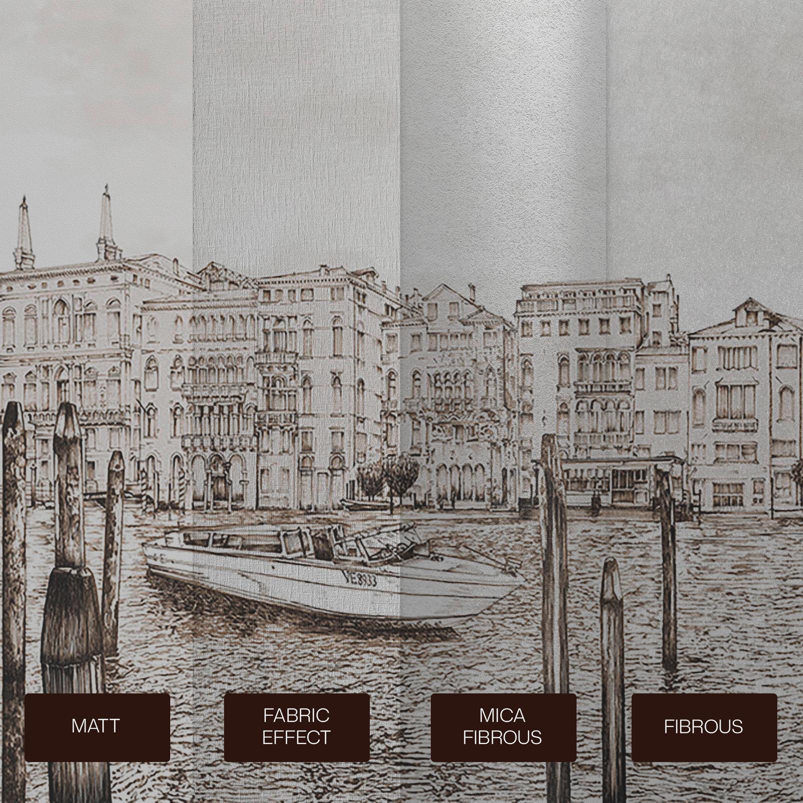 Old Venezia Sepia Panoramic Bespoke Mural