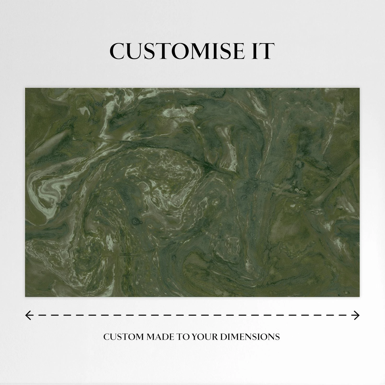 Abigail Ahern Ethereal Marble Moss Bespoke Mural