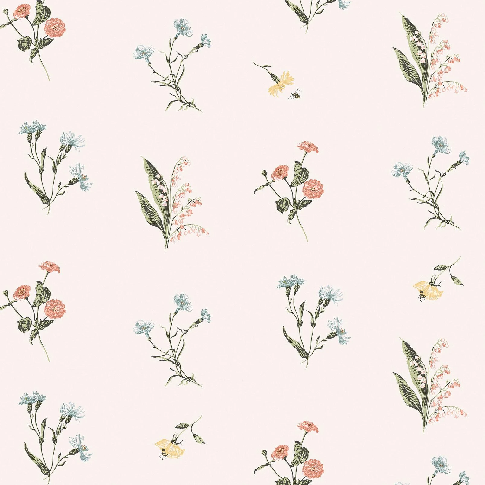 Laura Ashley Cornflower Multi Wallpaper