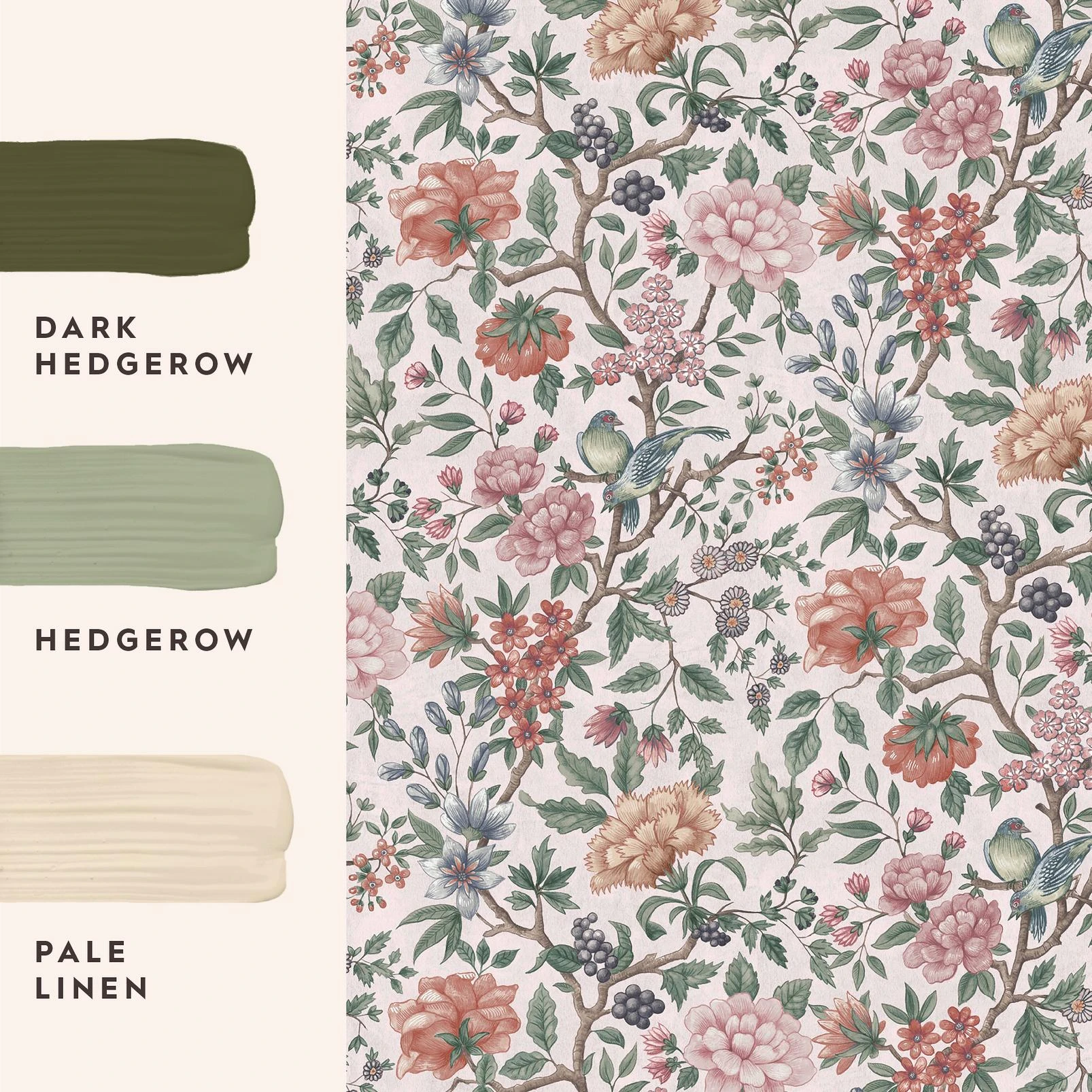 Laura Ashley Ellenbrook Multi Wallpaper