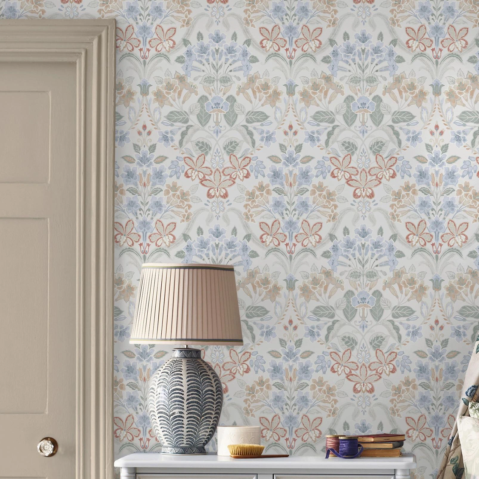 Laura Ashley Cassia Multi Wallpaper