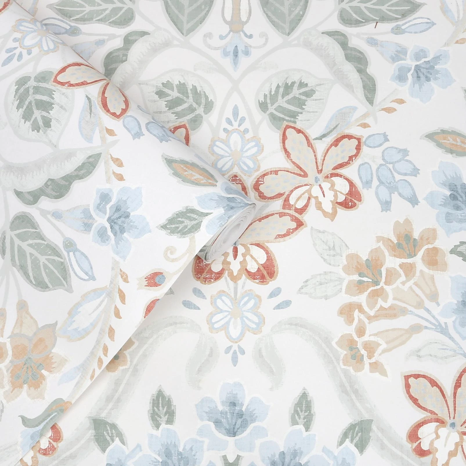 Laura Ashley Cassia Multi Wallpaper